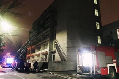 Пожар в больнице Запорожья: Правоохранители объявили подозрение завхозу