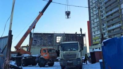 В Кудрово завершается строительство второго этажа здания полиции