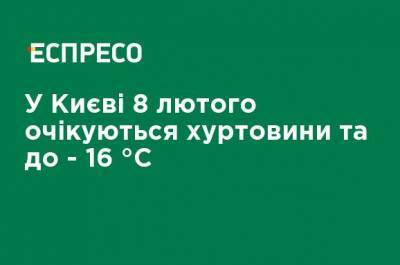 В Киеве 8 февраля ожидаются метели и до -16°C