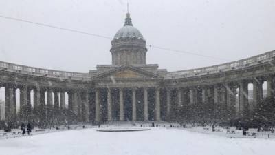 Прошедшая ночь в Петербурге стала самой холодной с начала зимы