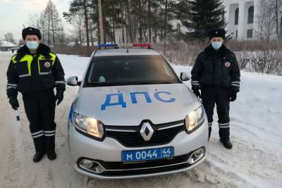 Сотрудники костромской ДПС задержали возле города Буй злостного нарушителя из Сибири