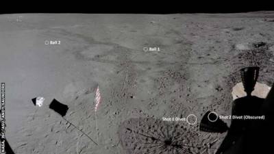 На Луне нашли мячи для гольфа, которыми играли астронавты