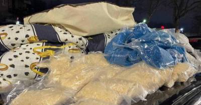 В Киеве копы обнаружили в авто наркотики на 20 млн грн (ФОТО)