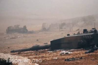 Российские военные уничтожили в Сирии турецкие танки и бронеавтомобили