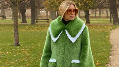 Шубы зеленого цвета — самые модные в этом сезоне