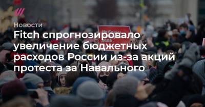 Fitch спрогнозировало увеличение бюджетных расходов России из-за акций протеста за Навального