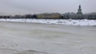 Автомобилистка едва не провалилась под лед из-за ДТП в Петербурге