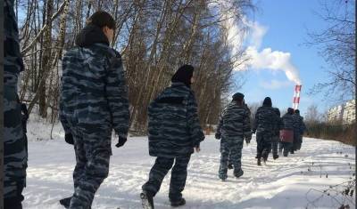 В Москве задержали 25 "омоновцев", охраняющих слово "свобода" на снегу