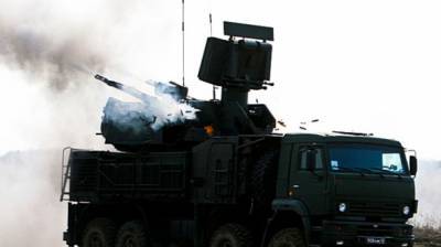 Расчеты ЗРПК "Панцирь-С1" в Крыму провели учения по уничтожению воздушных целей