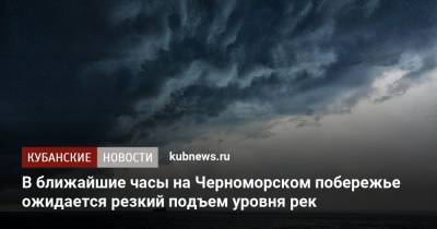 В ближайшие часы на Черноморском побережье ожидается резкий подъем уровня рек