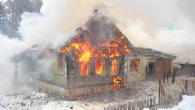 Пожары вслед за морозами пришли в Новгородскую область