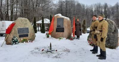 В Шатрово почтили память погибших в сражении под Тиренбергом