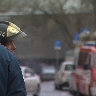 Пожар в ангаре на Варшавском шоссе в Москве потушен