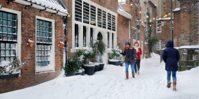 В Нидерландах впервые за десять лет сильные метели. Из-за снегопадов нарушилось транспортное движение — фото