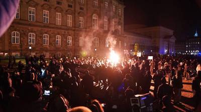 В Копенгагене прошли протесты против карантина