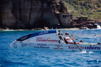 Британец побил мировой рекорд, самостоятельно пересекши Атлантический океан для сбора пожертвований