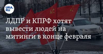 ЛДПР и КПРФ хотят вывести людей на митинги в конце февраля