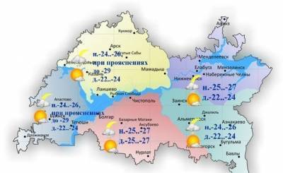 В понедельник в Татарстане обещают похолодание и метель