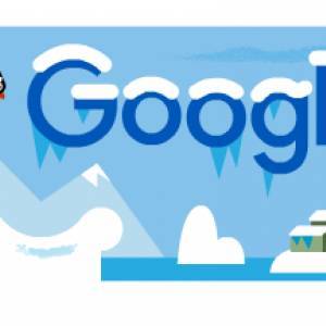 Google посвятил новый дудл украинской антарктической станции «Академик Вернадский»