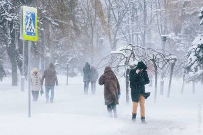Украину накроет сильным снегом