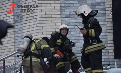 В Екатеринбурге загорелось 23-этажное здание на Белинского