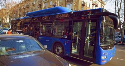 Перед началом работы в Тбилиси продезинфицирован весь автобусный парк