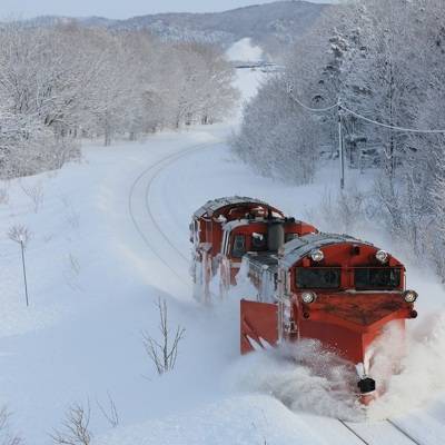Снегопады остановили поезда в Чехии