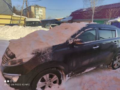 Снег упал на автомобиль. Что делать?