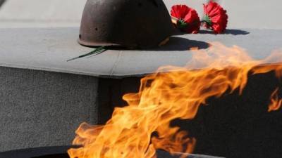 Школьник погасил Вечный огонь у памятника Неизвестному солдату в Петербурге