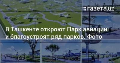 В Ташкенте откроют Парк авиации и благоустроят ряд парков. Фото