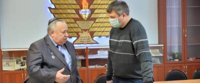 Иван Носков посетил с рабочим визитом дзержинскую синагогу