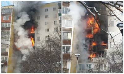 На пожаре во многоэтажке погибли два ребенка