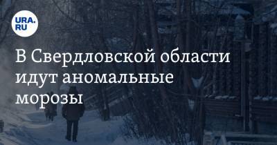 В Свердловской области идут аномальные морозы