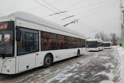 В Чебоксарах на три маршрута вышли четыре новых троллейбуса «Горожанин»