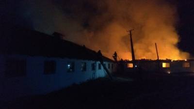 Масштабный пожар на Луганщине: горела животноводческая ферма