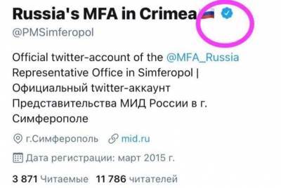 Истерика и «зрада»: Twitter верифицировал МИД РФ в Крыму