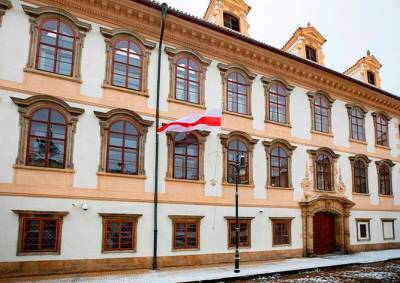 Сенат Чехии вывесил флаг белорусского протеста