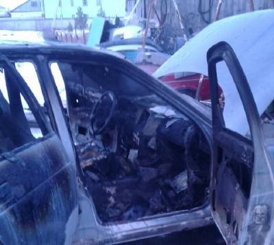 Еще один автомобиль сгорел в Липецкой области