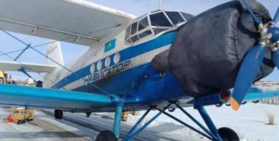 В Казахстане пилот Ан-2 из-за проблем с двигателем совершил посадку на автодорогу