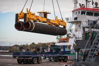 Строительство газопровода "Северный поток - 2" в Дании планируется завершить до конца апреля