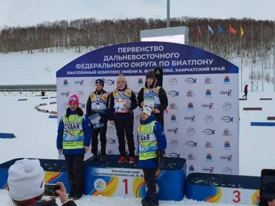 Две медали взяли сахалинские биатлонисты на дальневосточном первенстве