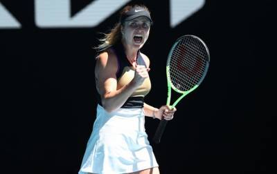 Свитолина обыграла Бузкову и вышла во второй раунд Australian Open