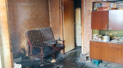 В Бобруйске при пожаре квартиры погиб мужчина