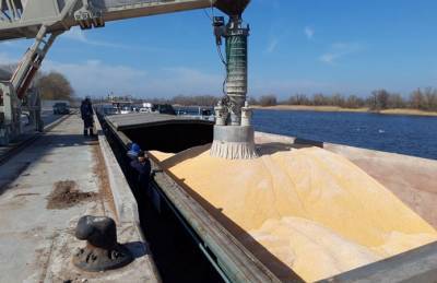 Перевозка зерна по Днепру упала на треть - agroportal.ua - Украина - Ампу