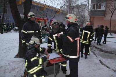 В Харькове загорелась многоэтажка, один человек погиб