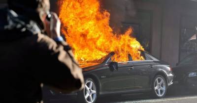 За два дня в Удмуртии три раза горели автомобили