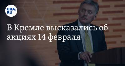 В Кремле высказались об акциях 14 февраля