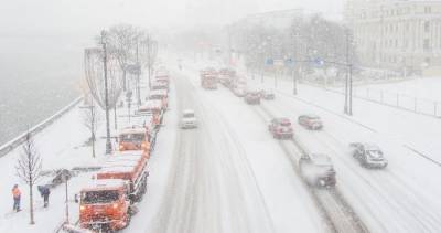 В Москве 12-14 февраля объявлено штурмовое предупреждение из-за снегопада