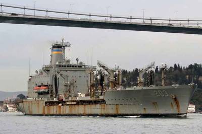 Американский военный корабль покинул Черное море из-за повреждения коррозией