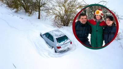 Ужасное путешествие со счастливым концом: семья из Тюрингии застряла в снежном хаосе